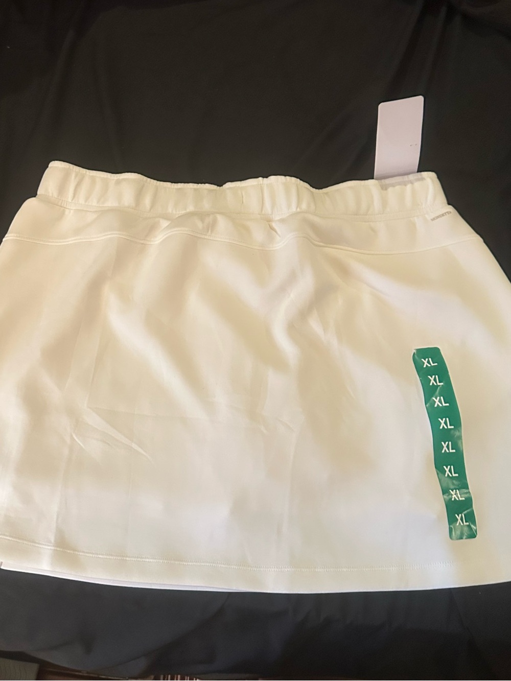 Mondetta White Pull-On Mini Skirt